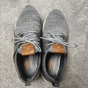 Skechers Gray and Brown Athletic Shoes